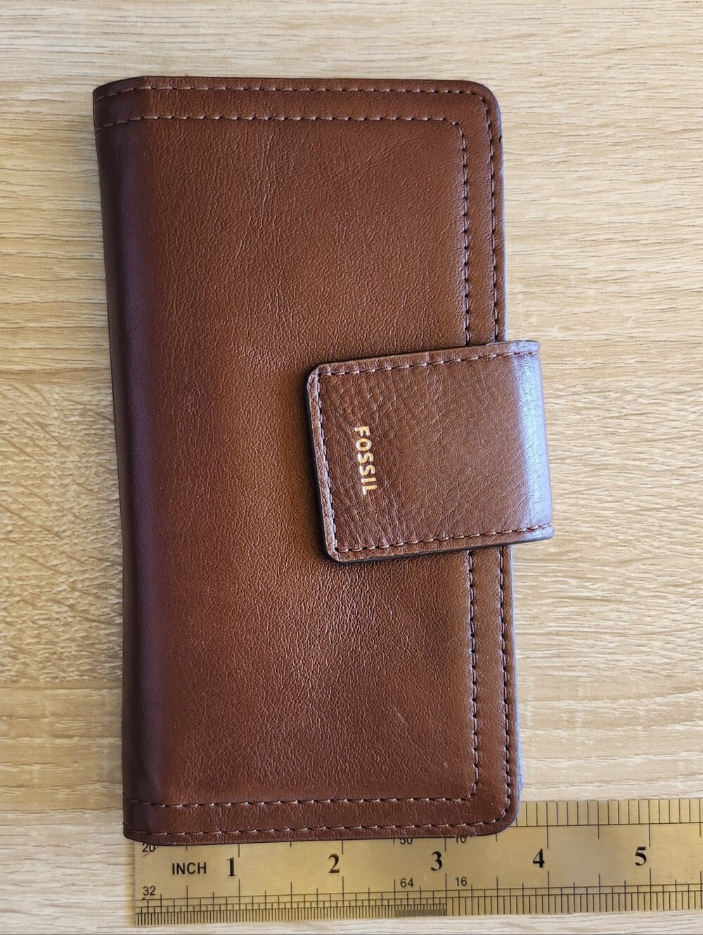 Fossil Chestnut Brown Leather Women's Wallet - Picture 2 of 8
